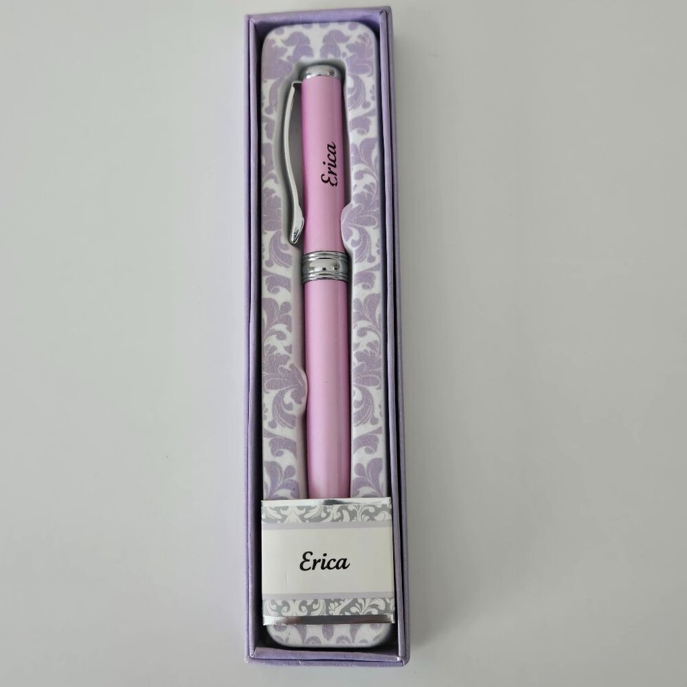 Personalized Pen with gift box - Name Erica - NWT